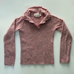 Bonpoint Cowl Neck Sweater - Dusty Pink